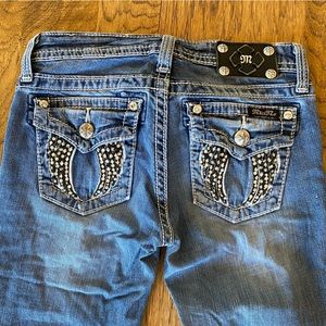 Miss Me Girls Boot Cut Jeans. Size 14.